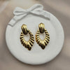 Gold-toned clip-on earrings