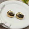 Gold-toned stud earrings