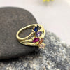 Gemstone Gold-Tone Ring