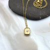 Starburst Locket Necklace
