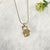 Gold-tone pendant necklace