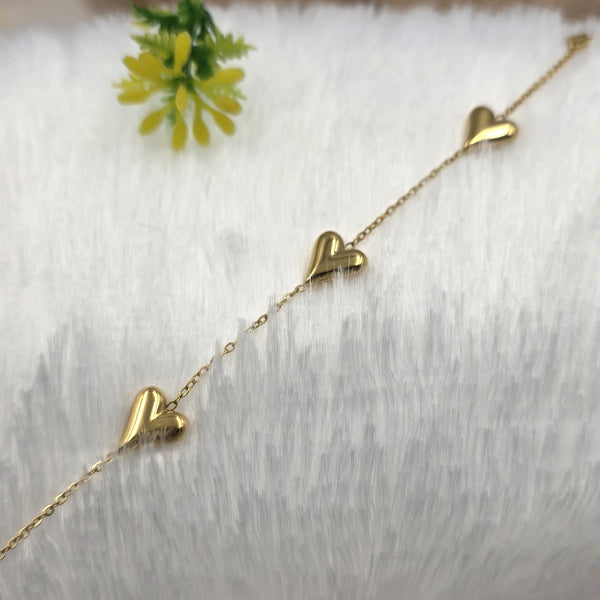 Heart Chain Bracelet