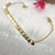 Gold-toned chain bracelet or anklet