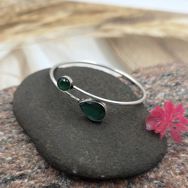 bangle bracelet pear shape.