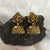 Antique gold finish Jhumka earrings PREMIUM