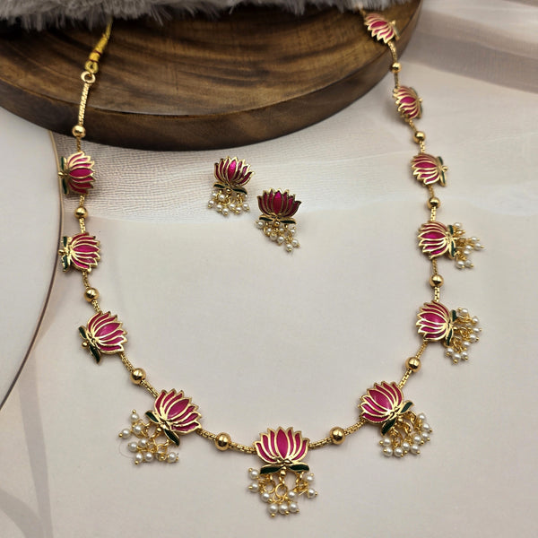 Traditional imitation jewelry Lotus flower
