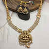 Traditional Pearl and Temple Necklace Set