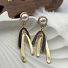 Stud Base drop earrings