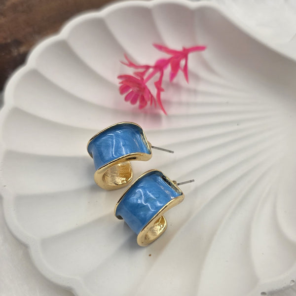 Gold-Tone Hoop Earrings