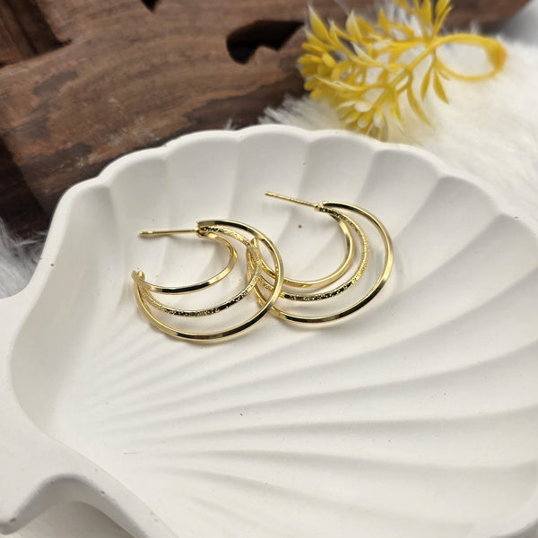 Elegant Gold Hoop Earrings