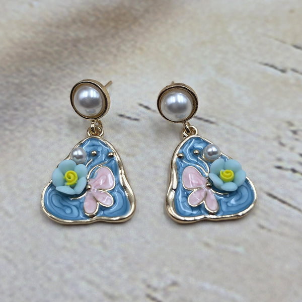 Floral Dangle Earrings