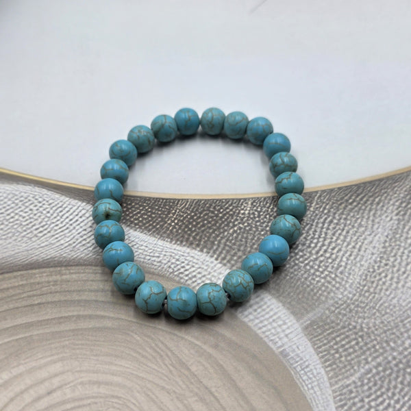 beaded stretch bracelet Turquoise