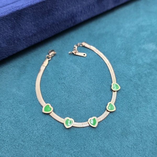 heart-shaped charms Bracelet