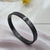 Sleek Black Bangle Bracelet