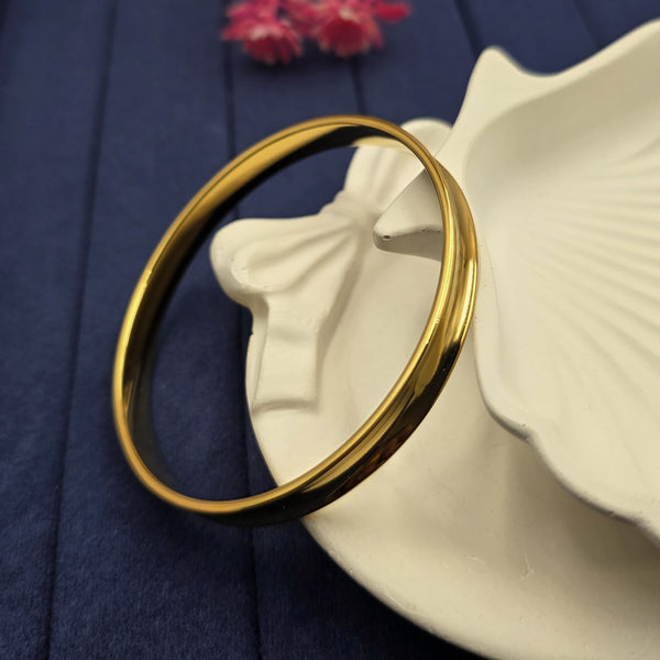 polished gold-toned bangle