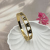 butterfly gold-tone bangle bracelet
