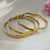 Three sleek, modern bangles