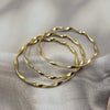 Gold Twisted Bangle