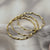 Gold Twisted Bangle