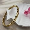 Gold Heart Bangle