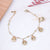 gold shell anklet