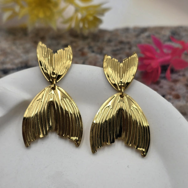 Mermaid Tail Drop Earrings