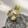 Adjustable gold-toned ring