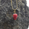 Strawberry Pendant Necklace