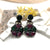 Ethnic-style stud earrings