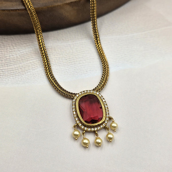 Antique-Style Gold-Toned Necklace