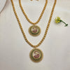 Traditional Gold-Tone Layered Necklace Set