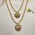 Traditional Gold-Tone Layered Necklace Set