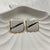 Elegant Square Enamel Clip-On Earrings