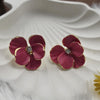 floral stud earrings