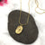Gold-Tone Floral Pendant Necklace