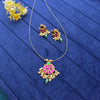 Pendant necklace and earring set