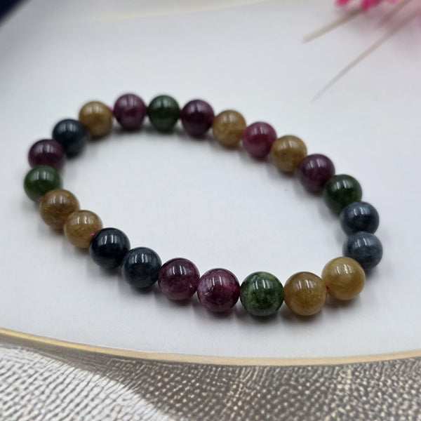 chakra balancing bracelets Rubellite