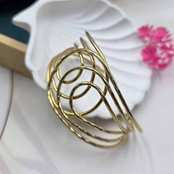 wide open-cuff bracelet