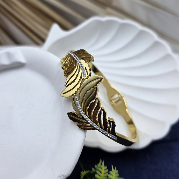 Elegant Leaf Bangle