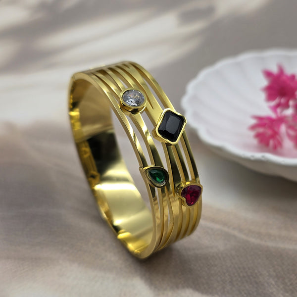 Gold-toned bangle or cuff bracelet