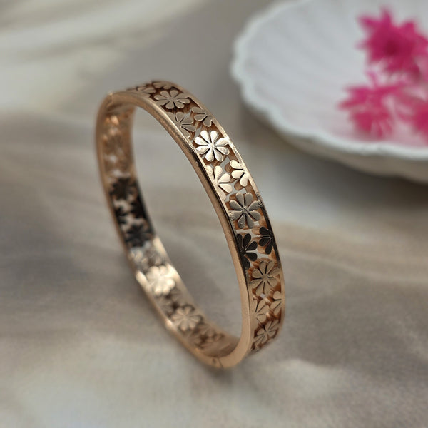 rose gold gold-toned bangle