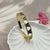 butterfly gold-tone bangle bracelet