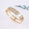 Tiger Stripe Gold Bangle