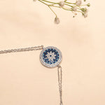 Evil eye bracelet in 92.5 silver
